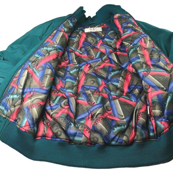 Lifestyles Mulberry Street Jacket Women's Small Green Insulated Zip Up New - Picture 2 of 6